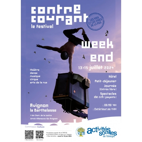 JUILLET: Festival Contre-Courant  à Avignon| Com Culture