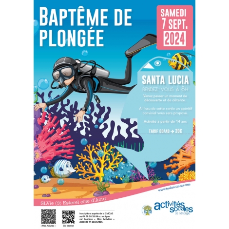 SEPTEMBRE 2024 / SLVIE 3 / BAPTEME DE PLONGEE