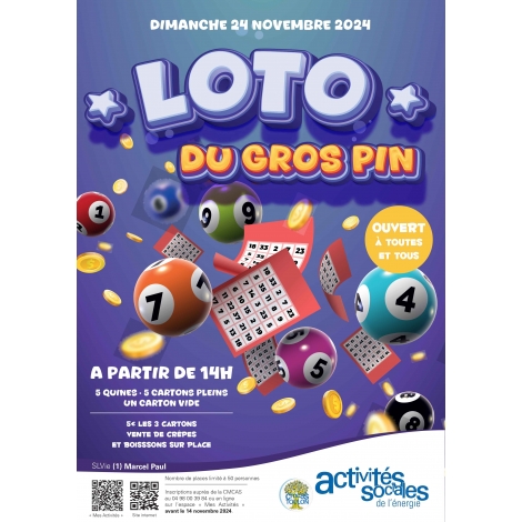 NOVEMBRE : LOTO| LE GROS PIN