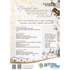 DECEMBRE : Nouvel An MONTELIMAR - 29/12 au 02/01 | SLVIE 4