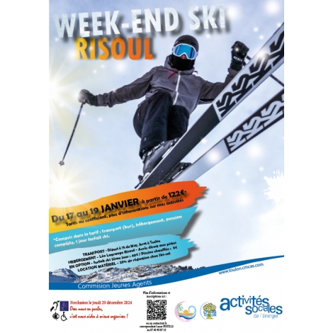 JANVIER: Weekend Ski à Risoul | Com Jeunes Agents