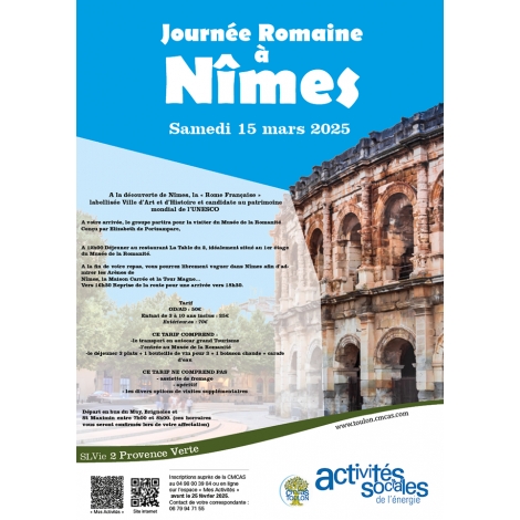 FEVRIER : decouverte de Nimes romaine/ SLVIE 2