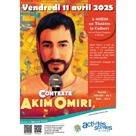 AVRIL : Théâtre le Colbert - Akim Omiri | SLVIE 1