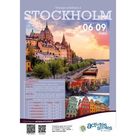 JUIN : Voyage solidaire à Stockholm | COM Internationale