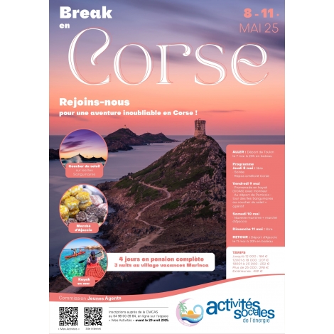 MAI : Break en Corse |CJA