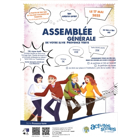 MAI : Assemblée Générale et Soirée conviviale | SLVIE 2