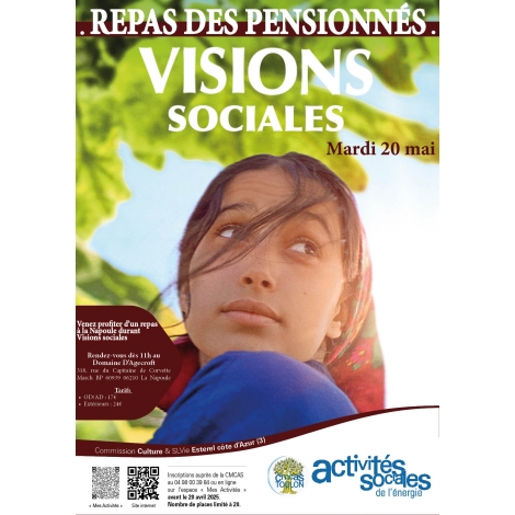 MAI : Un repas entre pensionnés à Visions Sociales | SLVIE 3