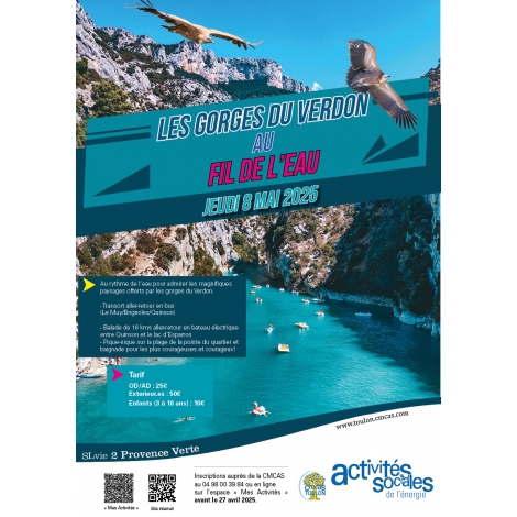 MAI : Sortie bateau à Quinson