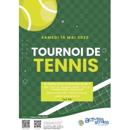MAI : TOURNOI DE TENNIS | SLVIE 3
