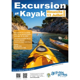 JUILLET : Excursion en Kayak | SLVIE 3