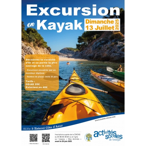 JUILLET : Excursion en Kayak | SLVIE 3