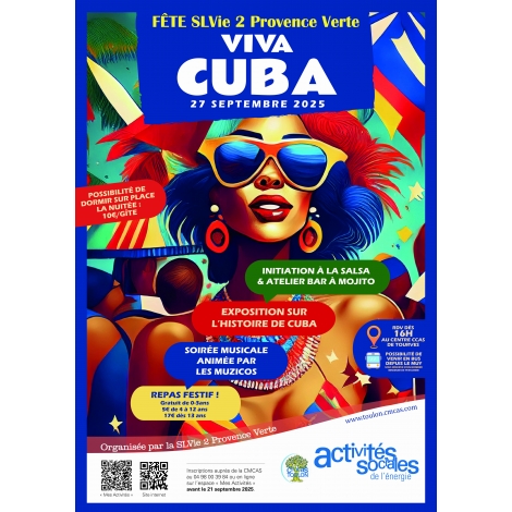 SEPTEMBRE : Fête de la SLVie 2 "Viva Cuba" | SLVIE 2
