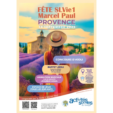 SEPTEMBRE : Fête SLVie 1 "Provence" | SLVIE 1