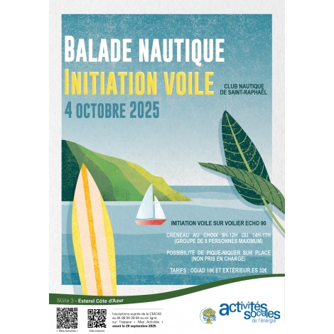 OCTOBRE : INITIATION VOILE | SLVIE 3