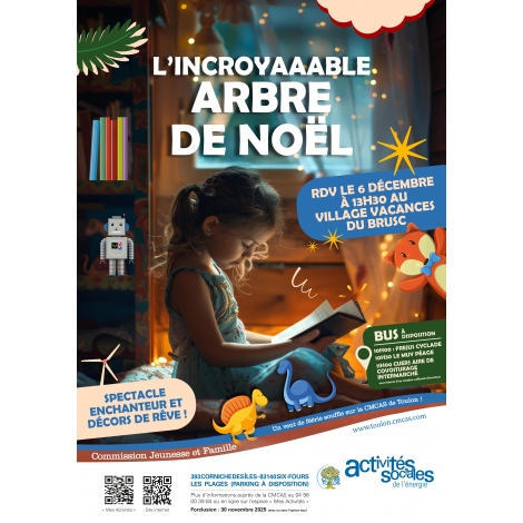 DECEMBRE : Arbre de Noël - Le Brusc | CJF