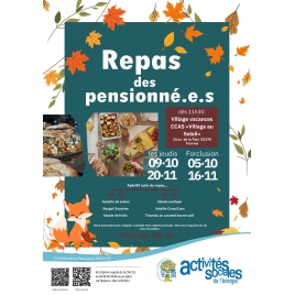 TOURVES : Repas pensionnés | 12/10