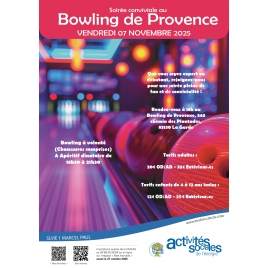 NOVEMBRE : Soirée conviviale au Bowling | SLVIE 1