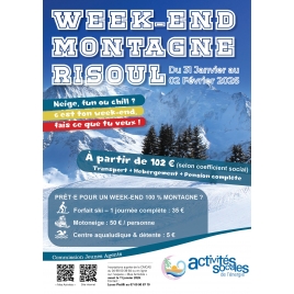 JANVIER: Weekend Ski à Risoul | Com Jeunes Agents
