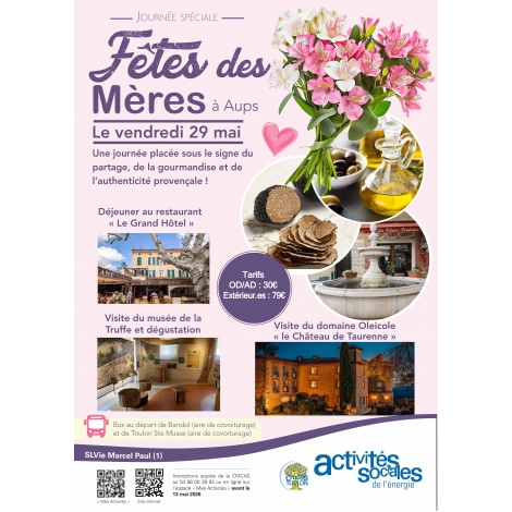 MAI : Journée "Fête des Mères" à Aups| SLVIE 1