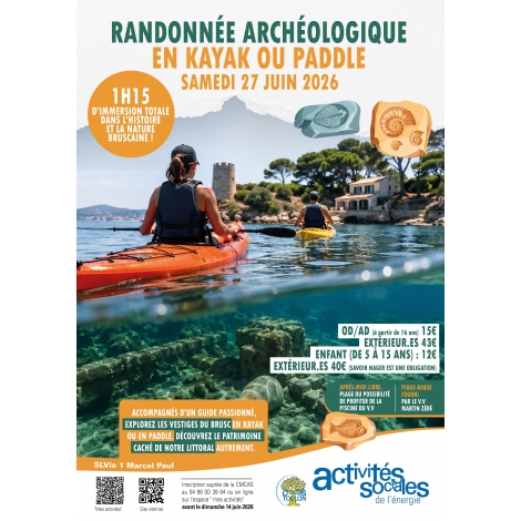 JUIN : Randonnée archéologique en Kayak & Paddle | SLVIE 1
