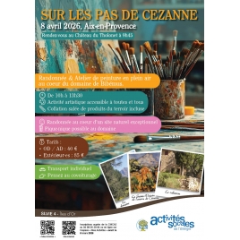 SEPTEMBRE : Sur les pas de Cézanne | SLVIE 4