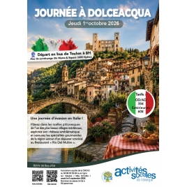 OCTOBRE : Journée Dolceacqua | SLVIE 4