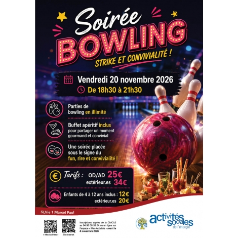 NOVEMBRE : Soirée Bowling | SLVIE 1