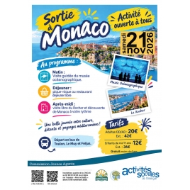 NOVEMBRE : Journée à Monaco | CJA