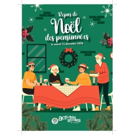 DECEMBRE : Repas de Noël des Pensionné.es au Palais des Congrès de Saint-Raphaël | CP