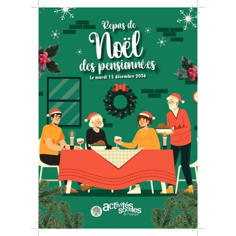 DECEMBRE : Repas de Noël des Pensionné.es au Palais des Congrès de Saint-Raphaël | CP