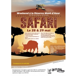 MAI : Weekend Safari | COMMISSION JEUNESSE ET FAMILLE